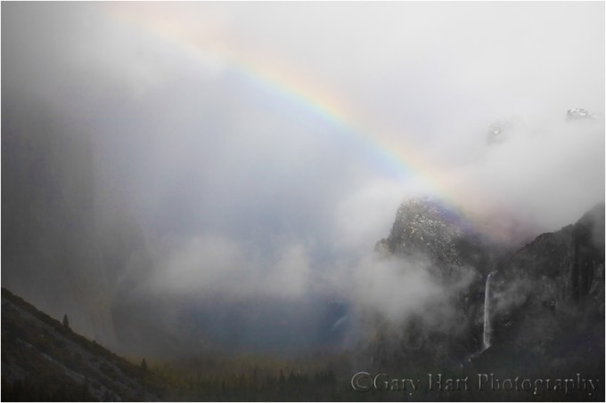 Rainbow and Bridalveil Fall