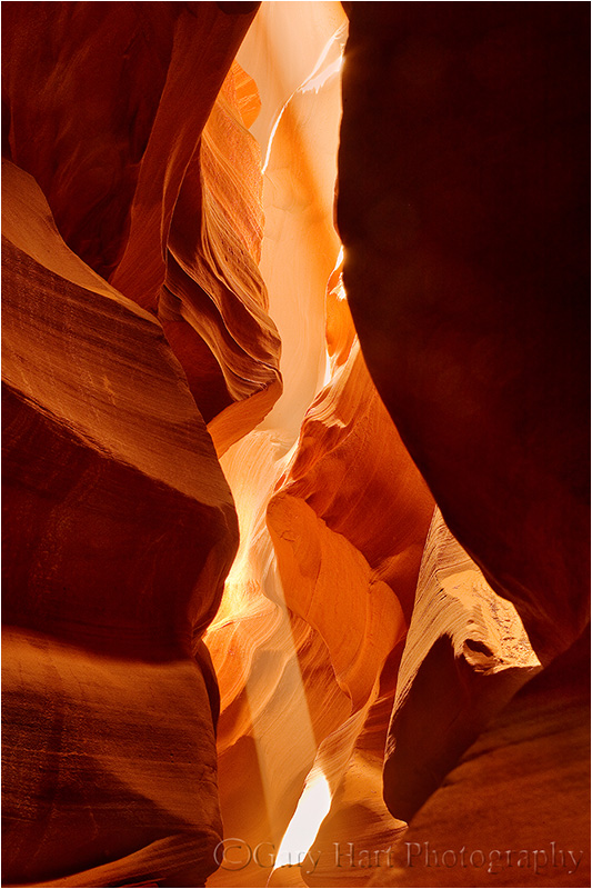 Heavenly Beam, Upper Antelope Canyon, Arizona