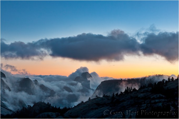 From the Clouds, Half Dome from Olmsted Point, Yosemite