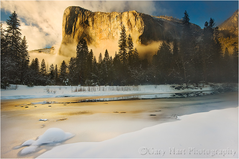 Winter Sunset, El Capitan, Yosemite