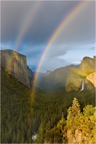 Double Rainbow, Tunnel View, Yosemite