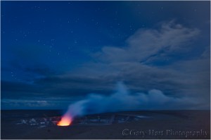 Gary Hart Photography: Kilauea at Night, Hawaii