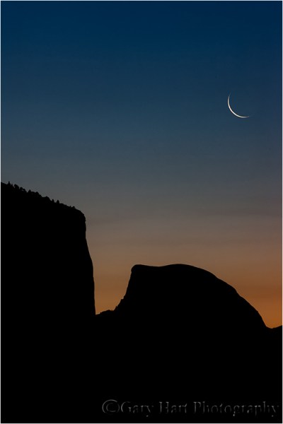 Sunrise Trio, El Capitan and Half Dome, Yosemite