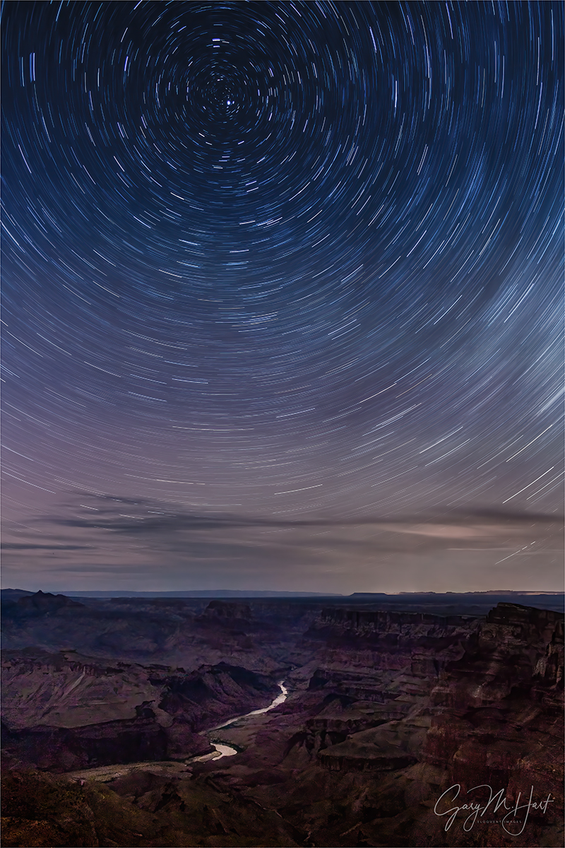 Gary Hart Photography: Star Trails, Desert View, Grand Canyon