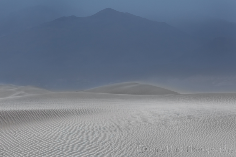 Sand Storm, Mesquite Flat Dunes, Death Valley