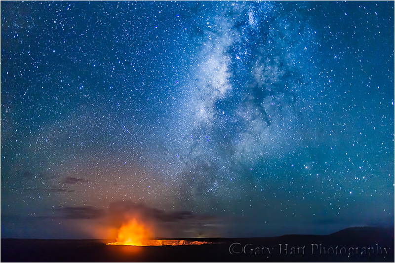 Under the Milky Way, Kilauea Caldera, Hawaii