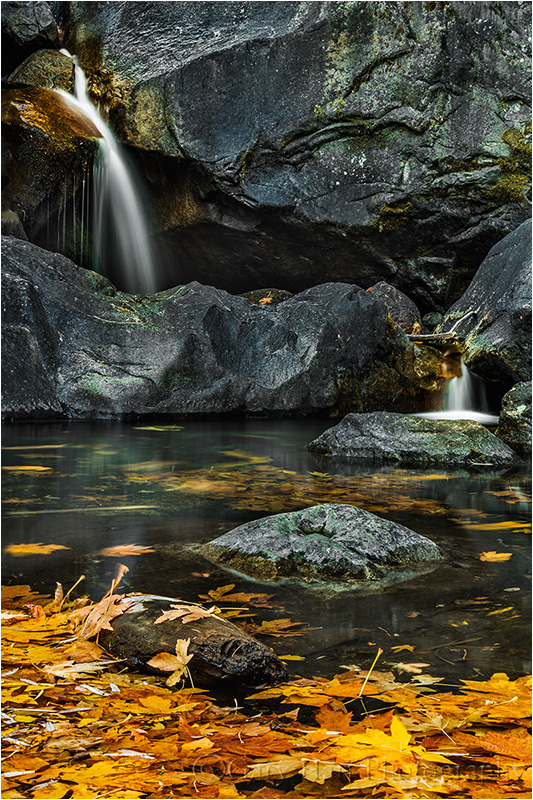 Cascade in Autumn, Bridalveil Creek, Yosemite