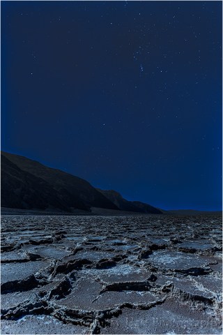 Orion, Badwater by Moonlight, Death Valley