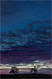 Gary Hart Photography: Crescent and Clouds, Sierra Foothills, California
