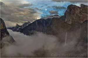 Moonrise Through the Storm, Yosemite Valley