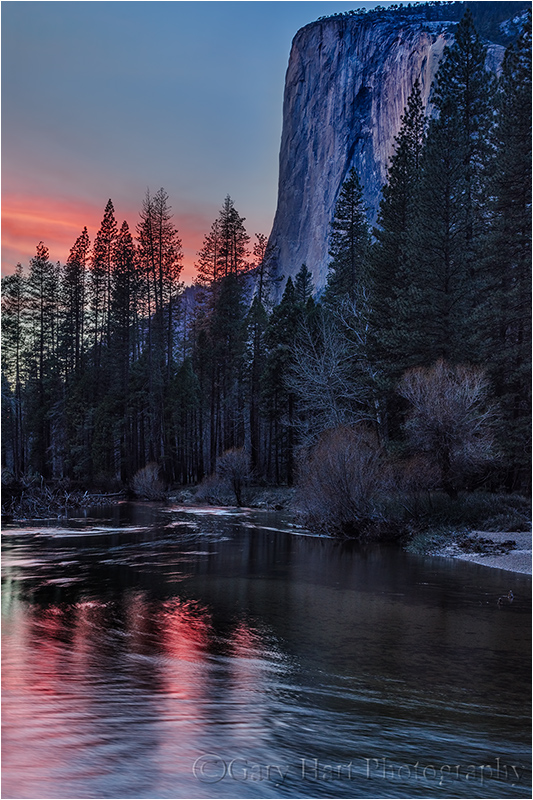 Gary Hart Photography: Sunset Reflection, El Capitan, Yosemite