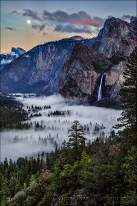 Gary Hart Photography: Sunset Moonrise, Tunnel View, Yosemite