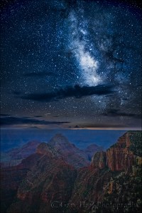 Gary Hart Photography: Milky Way, Walhalla Point, Grand Canyon