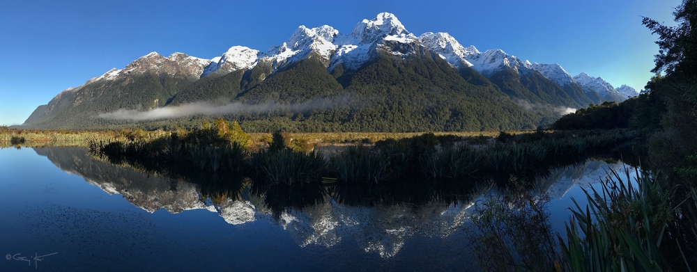Gary Hart Photography: Mt. Eglinton, Mirror Lakes, New Zealand