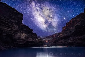 Gary Hart Photography: Grand Night, Milky Way Above the Colorado River, Grand Canyon