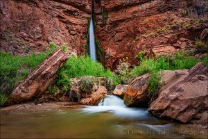 Gary Hart Photography: On the Rocks, Deer Creek Fall, Grand Canyon