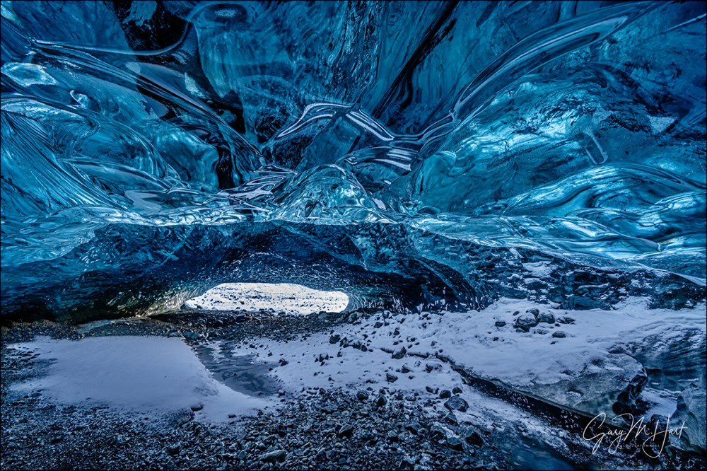 Gary Hart Photography: Blue Cathedral, Vatnajokull Glacier Ice Cave, Iceland