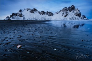Gary Hart Photography: Blue Hour, Vestrahorn, Iceland