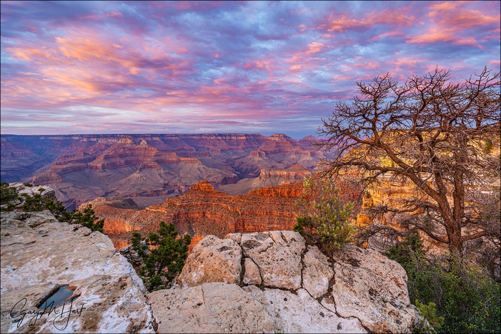 Gary Hart Photography: Painted Sunset, Mather Point, Grand Canyon