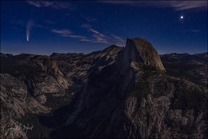 Gary Hart Photography: Yosemite Dawn, Comet Neowise and Venus from Glacier Point, Yosemite