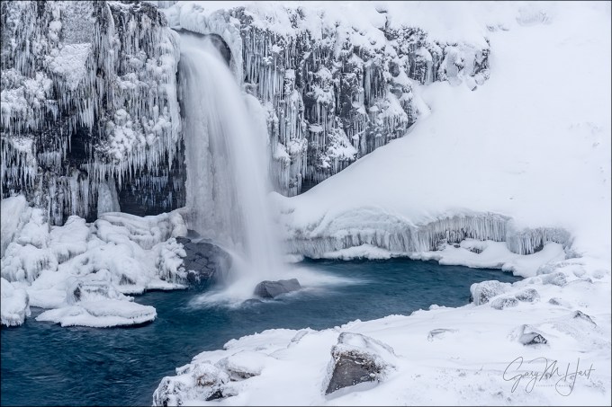 Gary Hart Photography: Frozen, Kirkjufellsfoss, Iceland