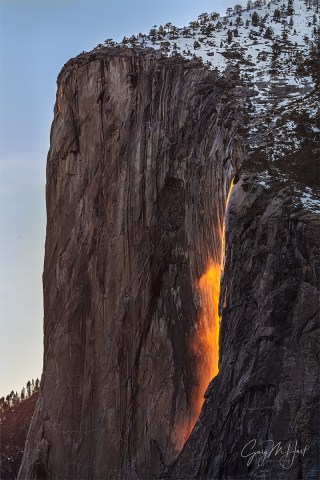 Gary Hart Photography: Horsetail Fall and El Capitan, Four Mile Trail, Yosemite