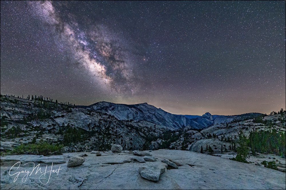 Gary Hart Photography: Summer Night, Milky Way Over Yosemite, Olmsted Point