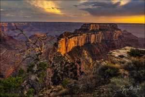 Gary Hart Photography: Last Light, Wotan's Throne, Cape Royal, Grand Canyon