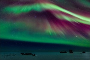 Gary Hart Photography: Wings of Angels, Aurora Above Dyrhólaey, Iceland