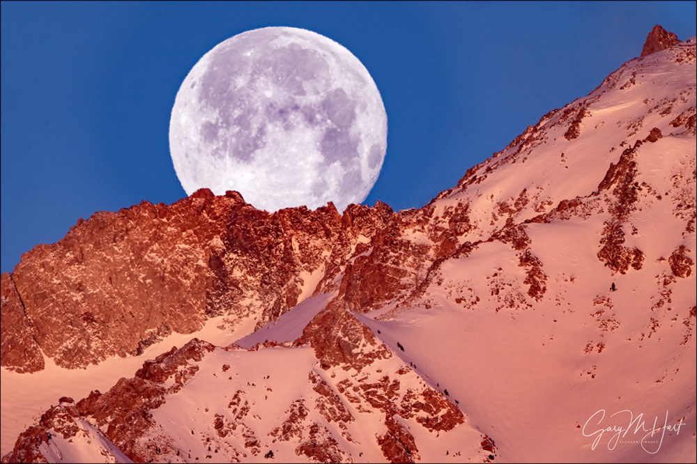 Gary Hart Photography: Big Moon, Mt. Williamson, California