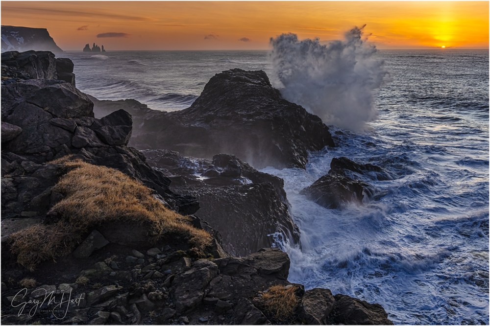 Gary Hart Photography: Sun and Surf, Dyrhólaey, Iceland