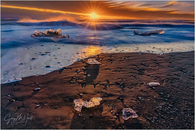 Gary Hart Photography: Bejeweled, Diamond Beach, Iceland