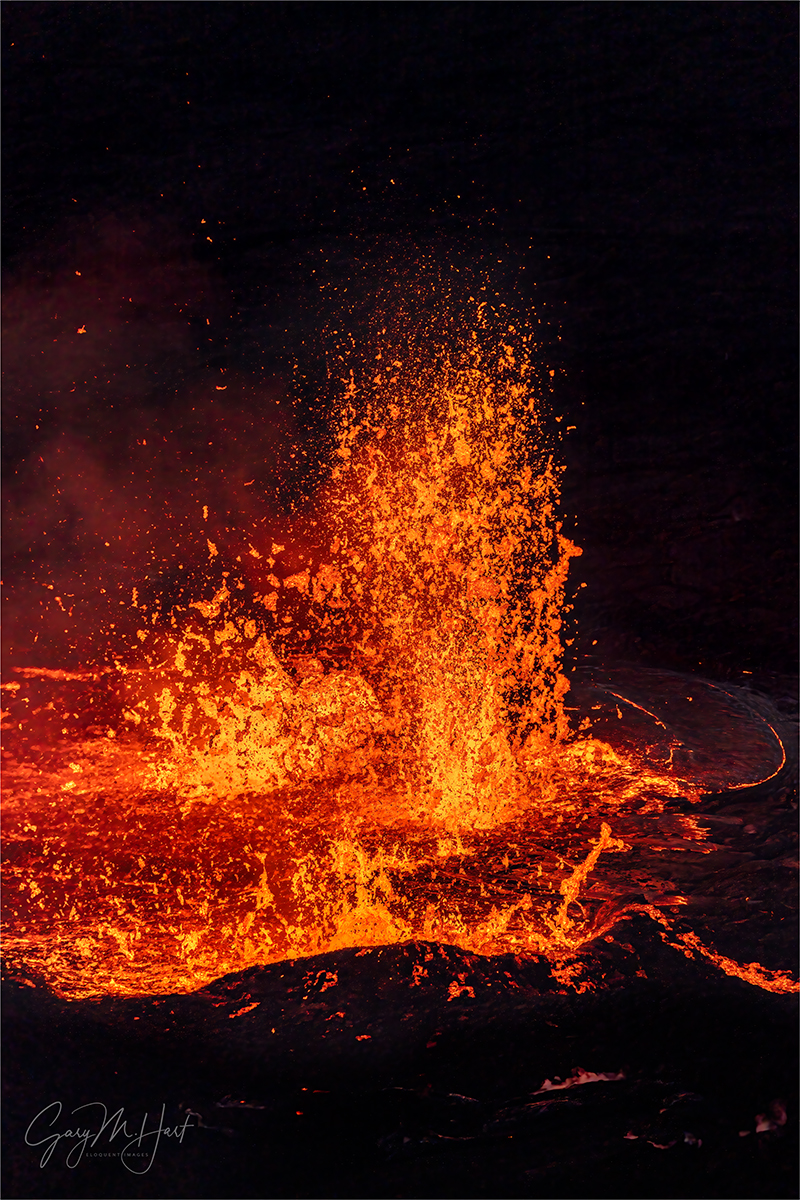 Gary Hart Photography: Fountain of Fire, Kilauea, Hawaii