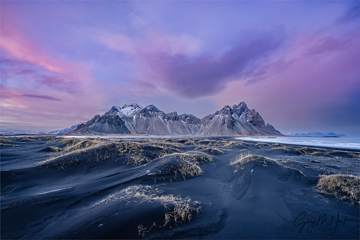 Gary Hart Photography: Winter Twilight, Vestrahorn, Iceland