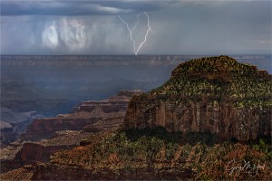 Gary Hart Photography: Lightning V, Grand Canyon