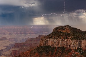 Gary Hart Photography: Fire in the Hole, Grand Canyon Lightning
