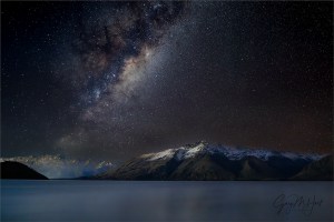 Gary Hart Photography: Silent Night, Milky Way Above Lake Wakatipu, New Zealand