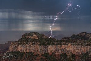 Gary Hart Photography: Incoming, North Rim Lightning, Grand Canyon