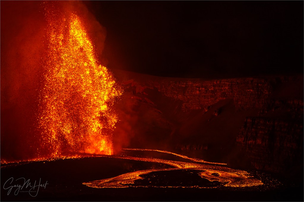 Gary Hart Photography: Fountain of Fire, Kilauea Eruption, Hawaii