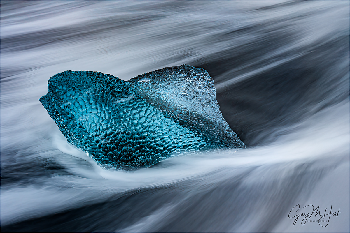 Gary Hart Photography: Flow, Diamond Beach, Iceland