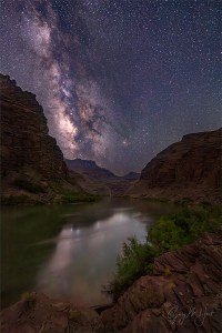 Gary Hart Photography: Milky Way Reflection, Rattlesnake Camp, Grand Canyon