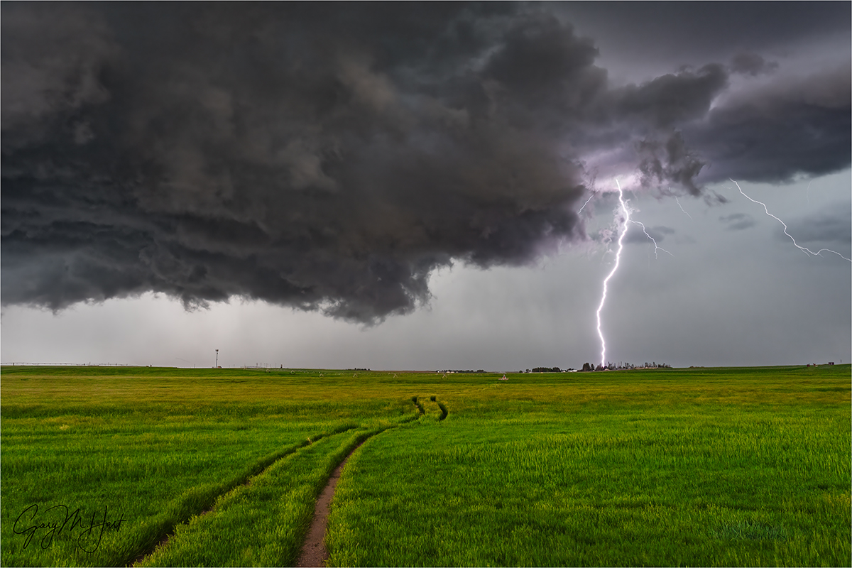 Gary Hart Photography: Rural Lightning Strike, Southeastern Wyoming