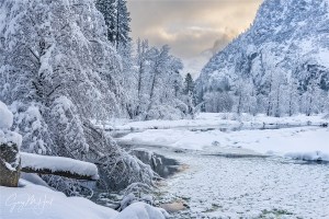 Gary Hart Photography: Morning Light, Half Dome and Merced River, Leidig Meadow, Yosemite