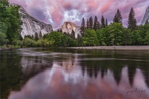 Gary Hart Photography: Half Dome Sunset Reflection, Camp Six, Yosemite