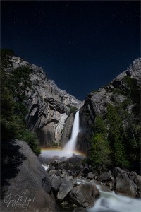 Gary Hart Photography: Moonbow, Lower Yosemite Fall, Yosemite