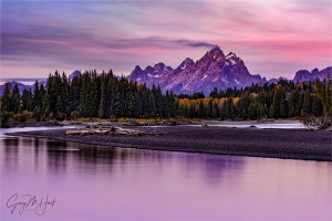 Gary Hart Photography: Teton Dawn, Grand Teton and Snake River, Grand Teton NP